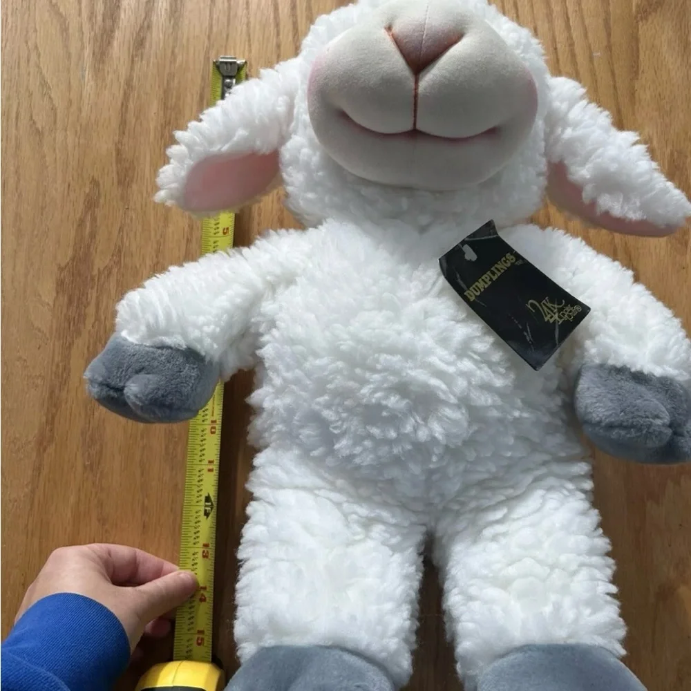 NWT 24k Dumplings 1991 Polar Puff Lamb Plush Sheep Lambington White Fluffy 16”